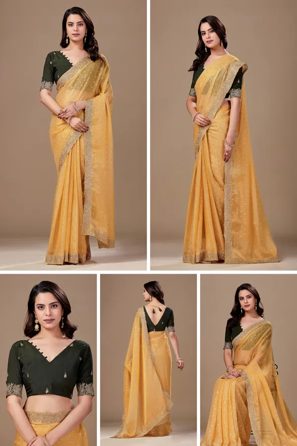 Yellow_Embellished_Saree_For_Women