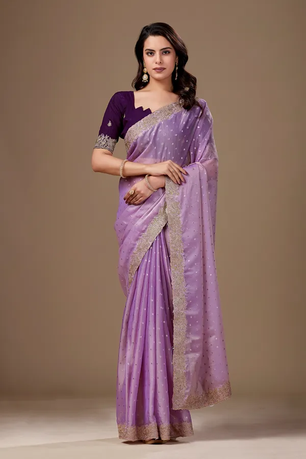 Lavender_Embroidered_Saree_With_Blouse_For_Women