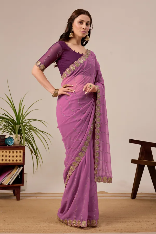 Purple_Embroidered_Saree_for_Women