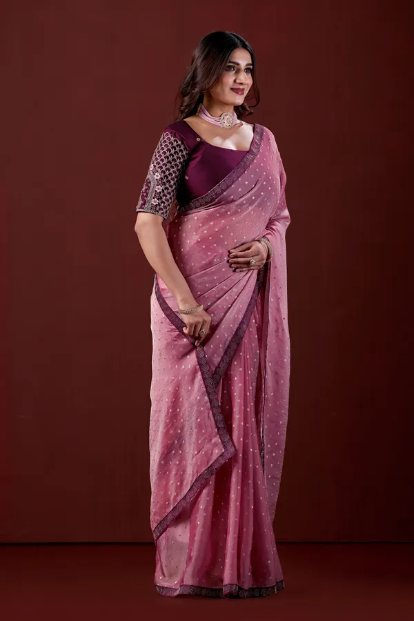 Pink_Chiffon_Embellished_Saree_For_Women