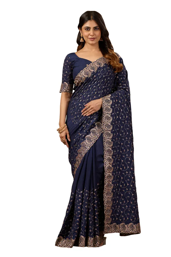 Navy_Blue_Embroidered_Saree_for_Women