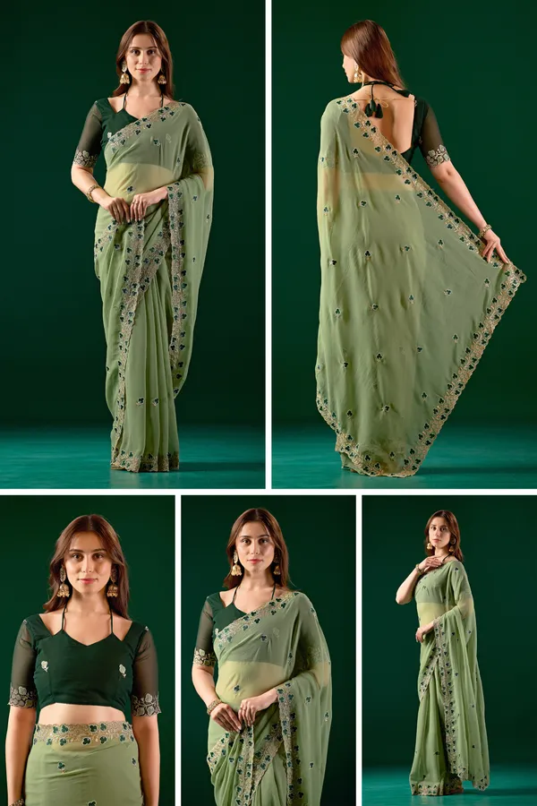 Green_Embroidered_Saree_for_Women