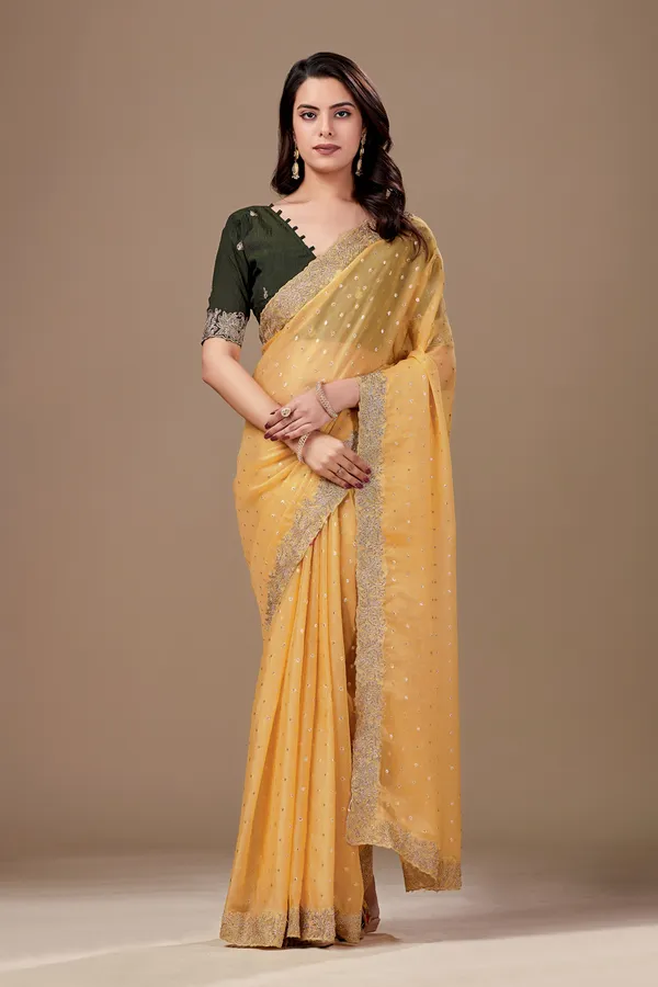 Yellow_Embellished_Saree_For_Women