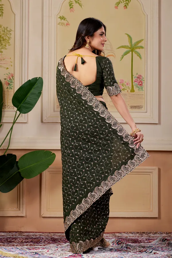Green_Art_Silk_Floral_Printed_Paisley_Border_Saree_For_Women