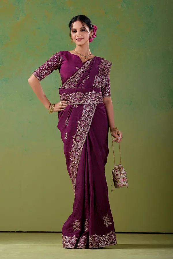 Purple_Chiffon_Ornate_Floral_Embroidered_Saree_For_Women