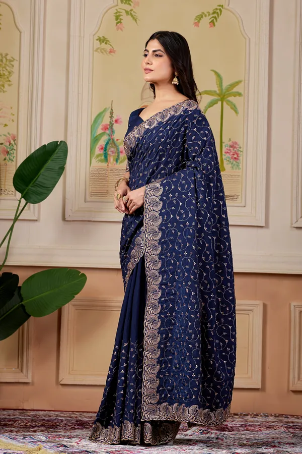Navy_Blue_Embroidered_Saree_for_Women
