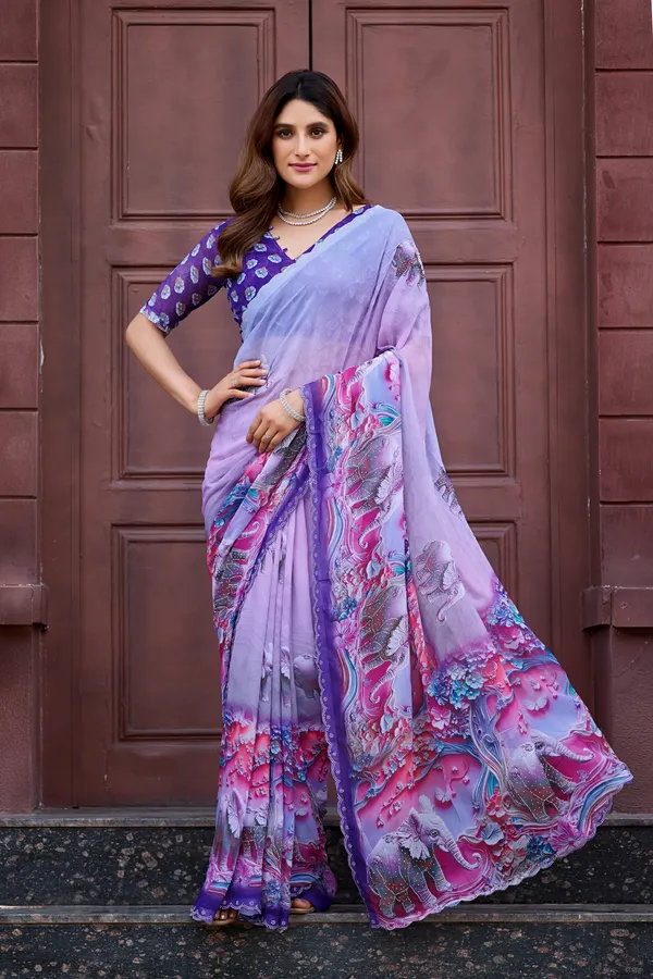 Lavender_Georgette_Floral_Paisley_Printed_Saree_For_Women