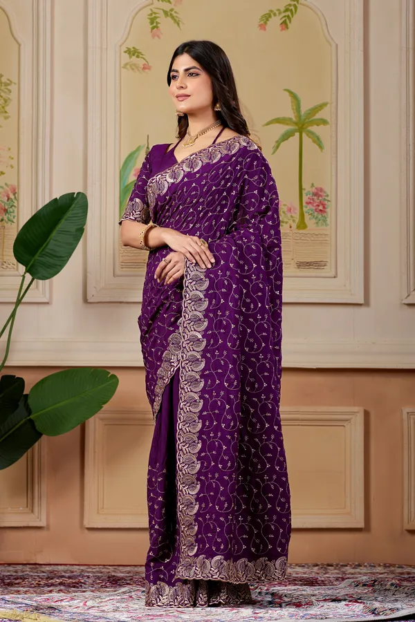 Purple_Art_Silk_Paisley_Floral_Embroidered_Saree_For_Women