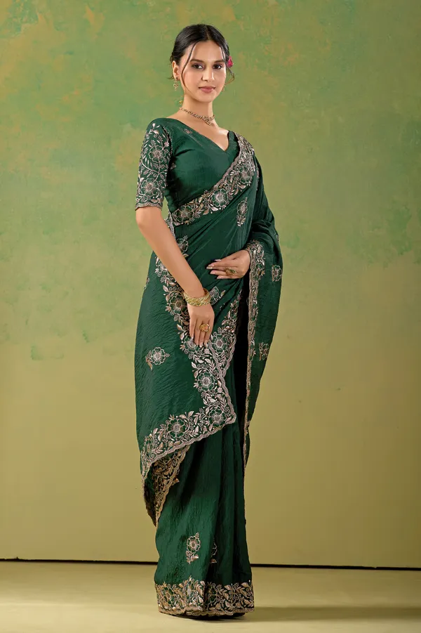 Green_Embroidered_Saree_for_Women