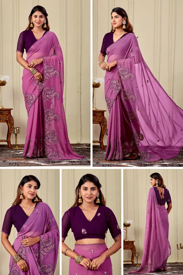 Purple_Georgette_Paisley_Embroidered_Saree_For_Women