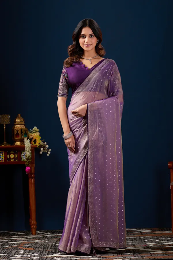 Purple_Embellished_Saree_With_Blouse_For_Women