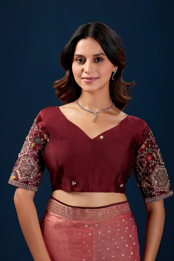 Pink_Embellished_Saree_For_Women
