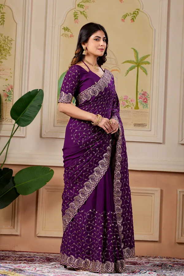 Purple_Art_Silk_Paisley_Floral_Embroidered_Saree_For_Women
