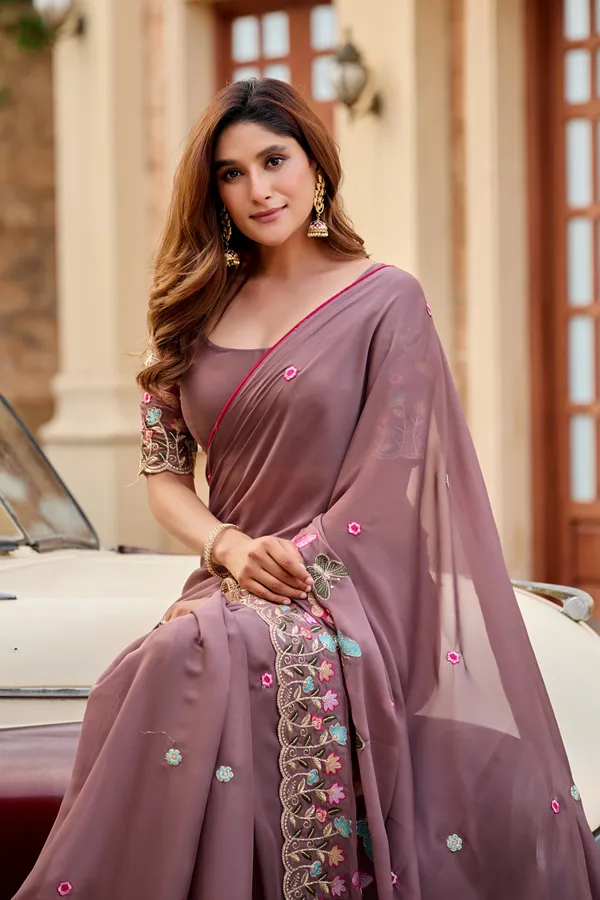Mauve_Georgette_Embroidered_Saree_for_Women