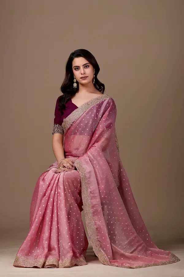 Pink_Embellished_Saree_For_Women