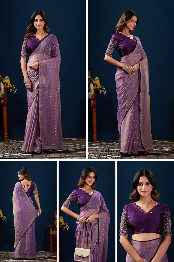Purple_Embellished_Saree_With_Blouse_For_Women