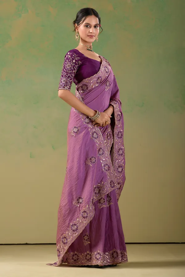 Purple_Embroidered_Saree_for_Women