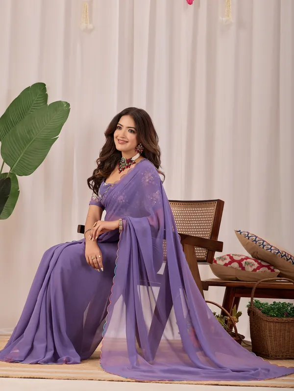 Purple_Embroidered_Saree_for_Women
