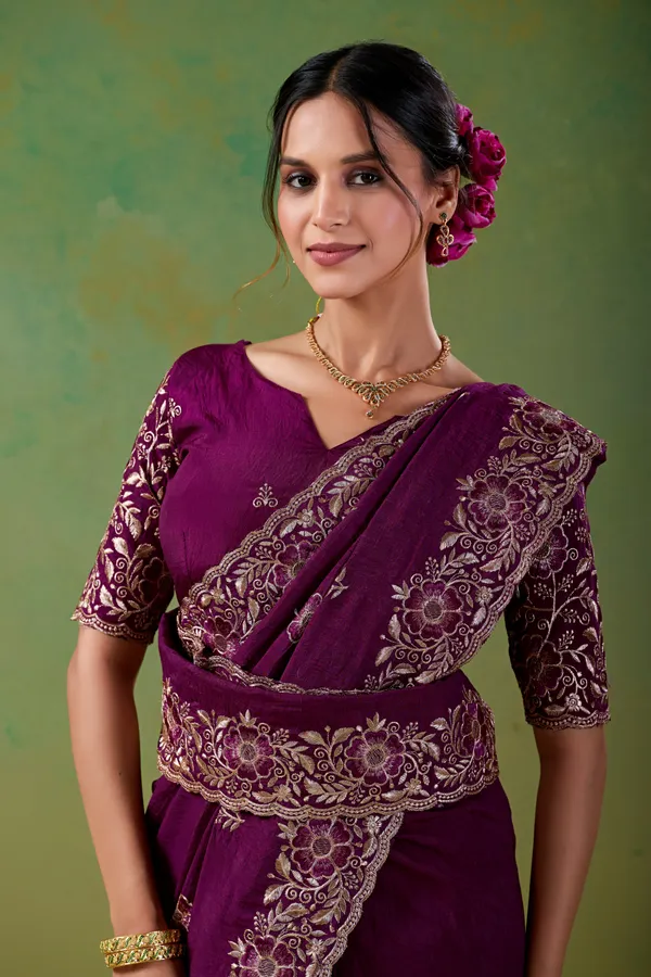 Purple_Chiffon_Ornate_Floral_Embroidered_Saree_For_Women