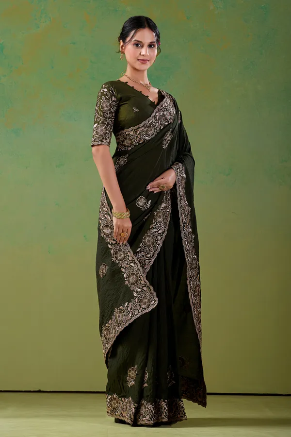Black_Embroidered_Saree_For_Women