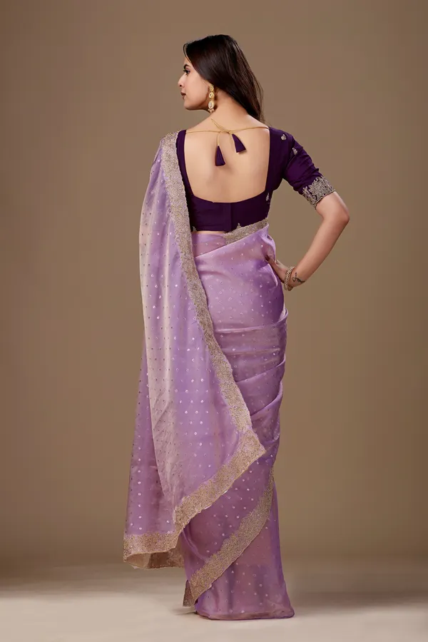 Lavender_Embroidered_Saree_With_Blouse_For_Women