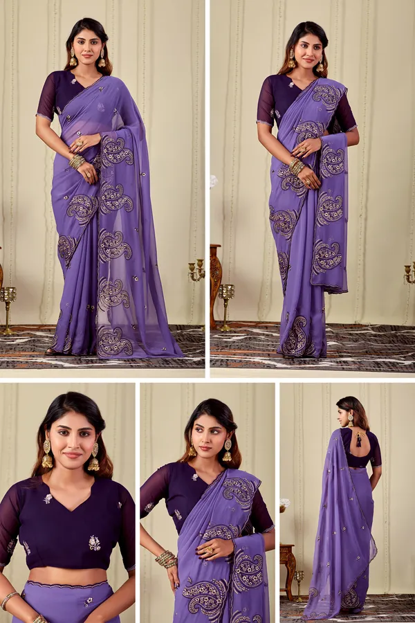 Purple_Embroidered_Paisley_Saree_For_Women