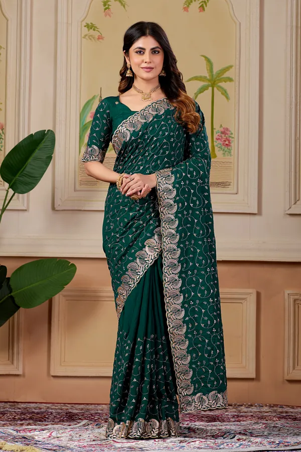 Green_Art_Silk_Floral_Embroidered_Saree_For_Women