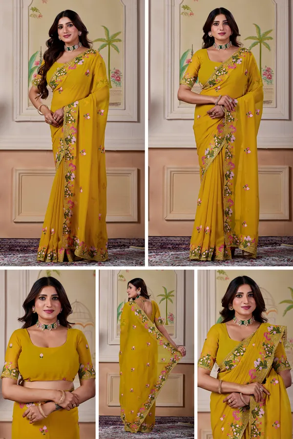 Mustard_Embroidered_Saree_for_Women