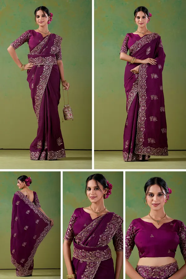 Purple_Chiffon_Ornate_Floral_Embroidered_Saree_For_Women