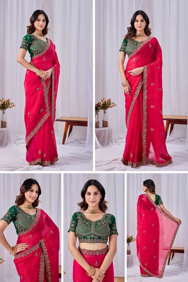 Pink_Embroidered_Saree_For_Women