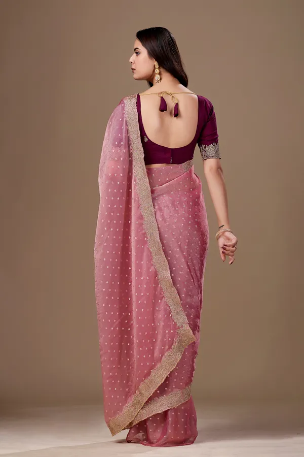 Pink_Embellished_Saree_For_Women