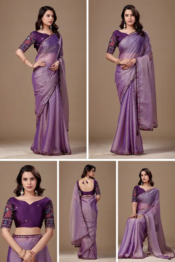 Purple_Sheer_Sequin_Saree_For_Women