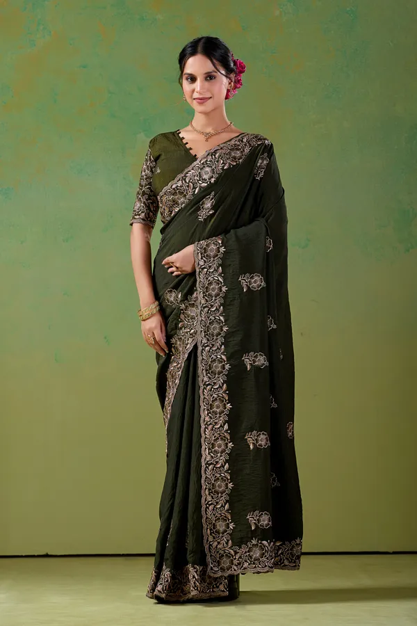 Black_Embroidered_Saree_For_Women