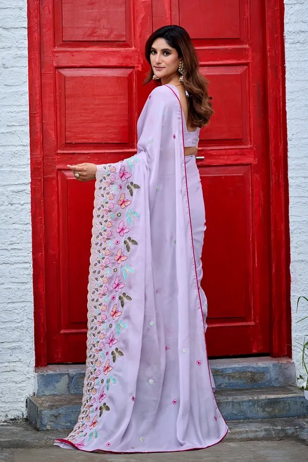 Lavender_Floral_Embroidered_Saree_for_Women