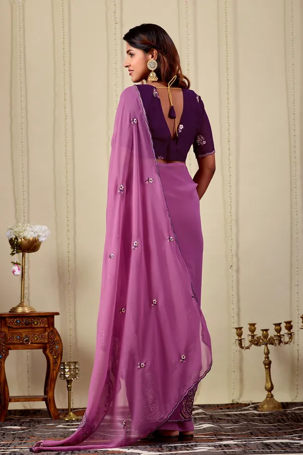 Purple_Georgette_Paisley_Embroidered_Saree_For_Women