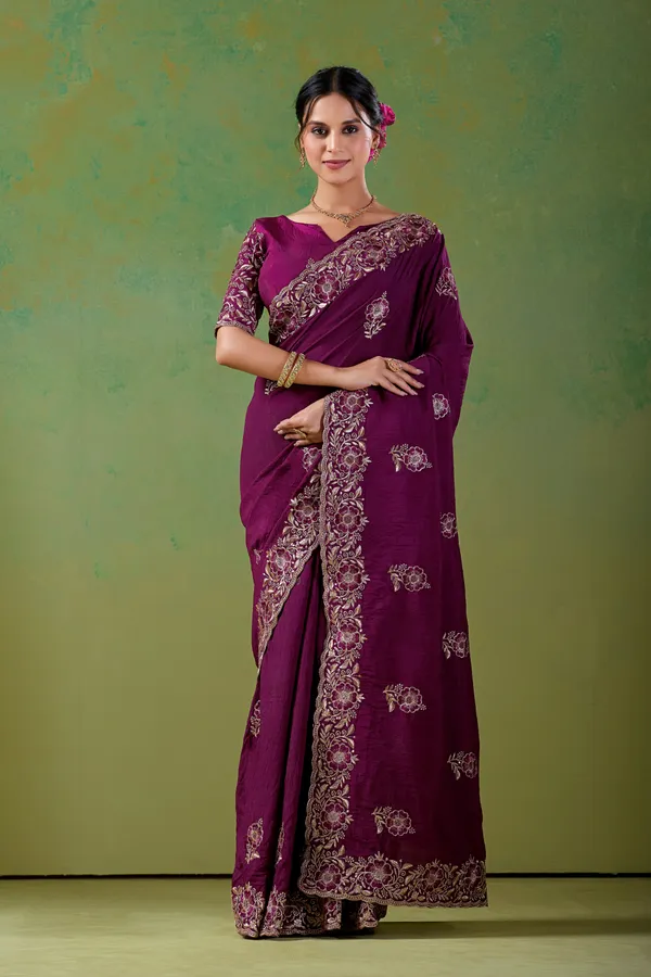 Purple_Chiffon_Ornate_Floral_Embroidered_Saree_For_Women