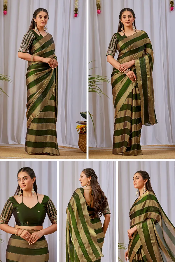 Green_Embroidered_Saree_For_Women