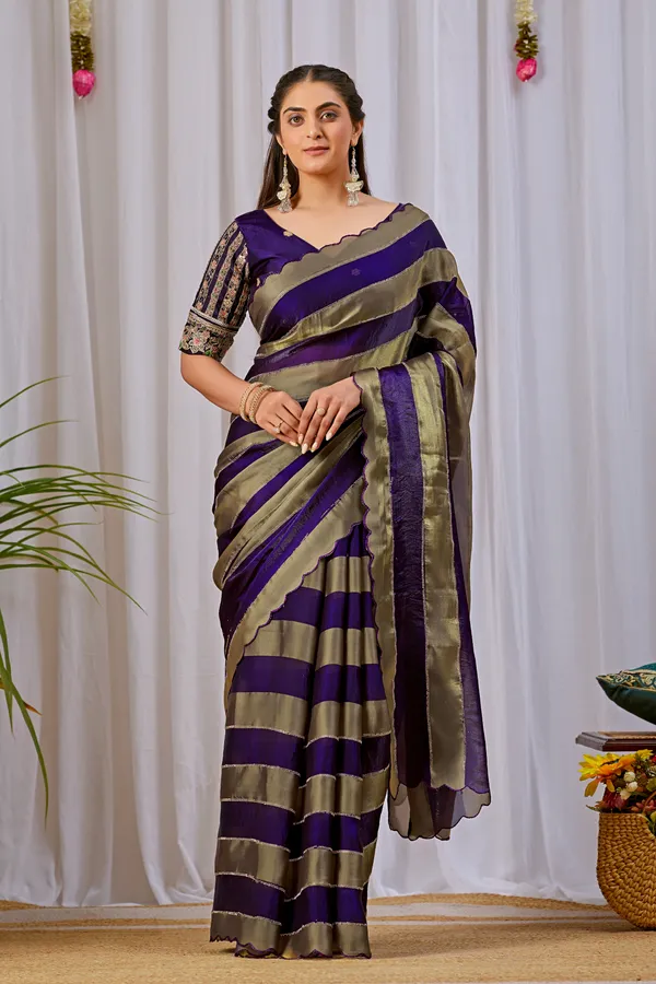 Purple_Striped_Saree_With_Embroidered_Blouse_for_Women