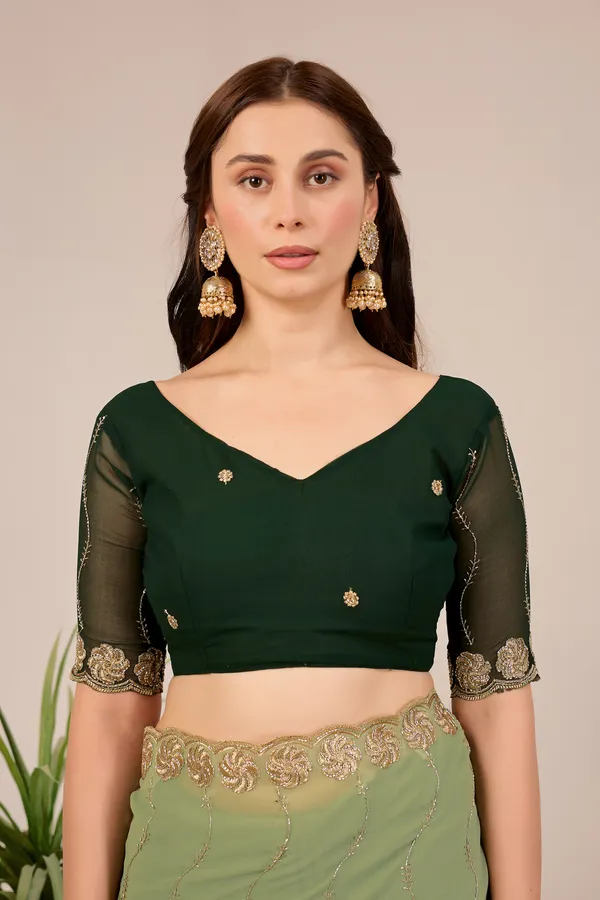 Sage_Green_Embroidered_Saree_For_Women