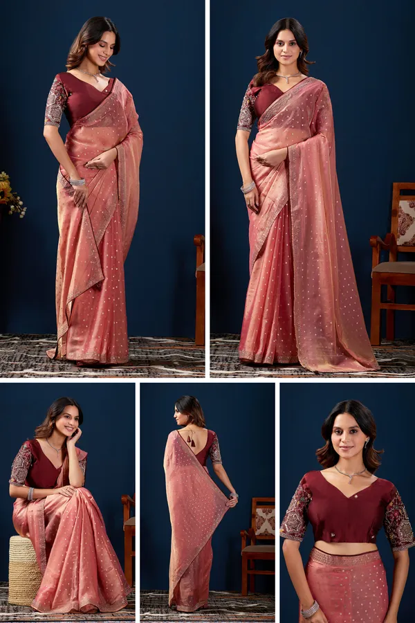 Pink_Embellished_Saree_For_Women