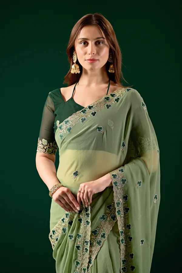 Green_Embroidered_Saree_for_Women
