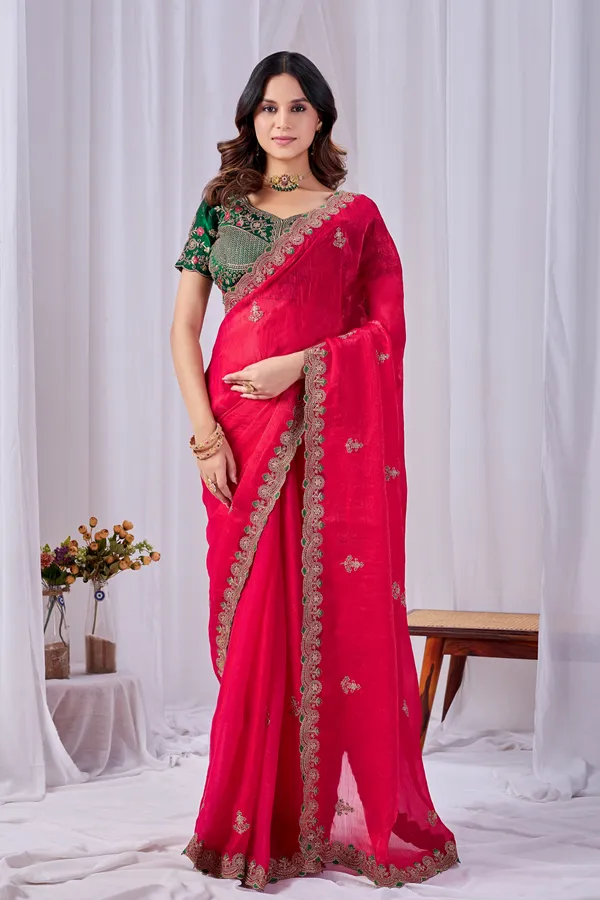 Pink_Embroidered_Saree_For_Women