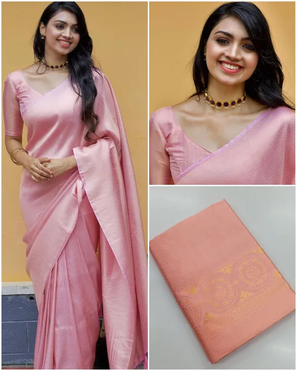 Pink_Jacquard_Premium_Saree_For_Women
