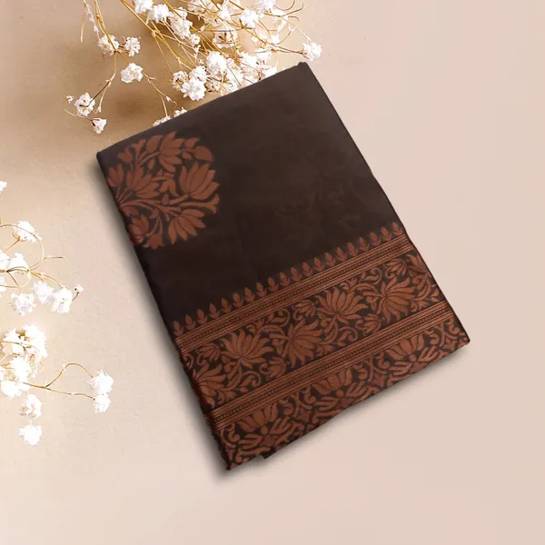 Brown_Jacquard_Premium_Saree_For_Women