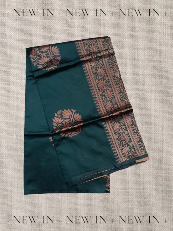 Green_Jacquard_Premium_Saree_For_Women