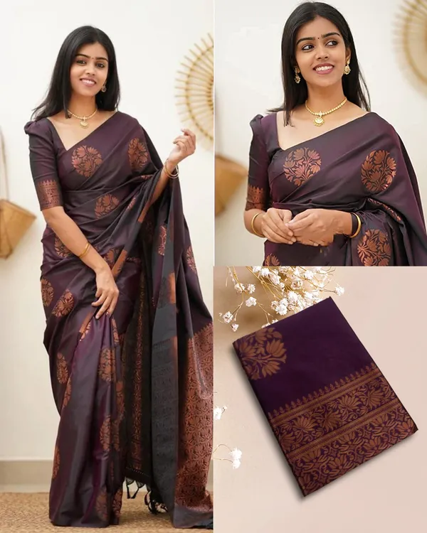 Purple_Jacquard_Premium_Saree_For_Women