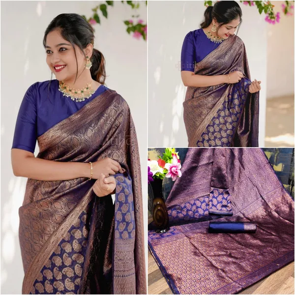 Purple_Jacquard_Premium_Saree_For_Women