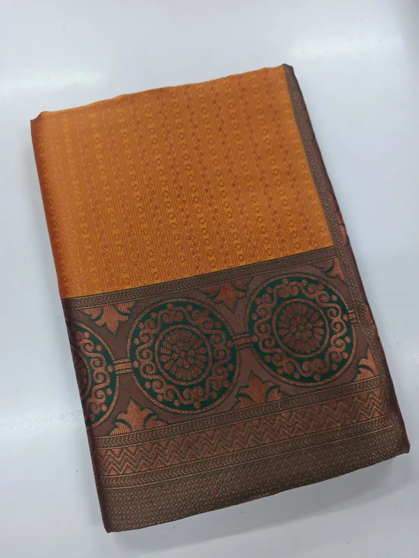 Orange_Jacquard_Premium_Saree_For_Women
