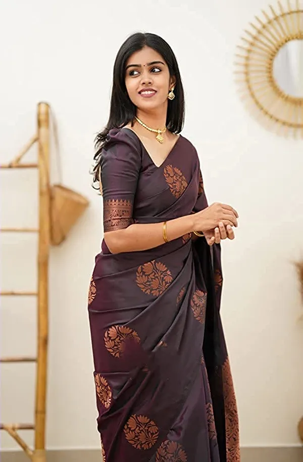 Purple_Jacquard_Premium_Saree_For_Women