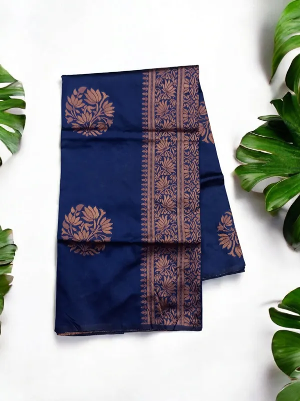 Navy_Blue_Jacquard_Premium_Saree_For_Women